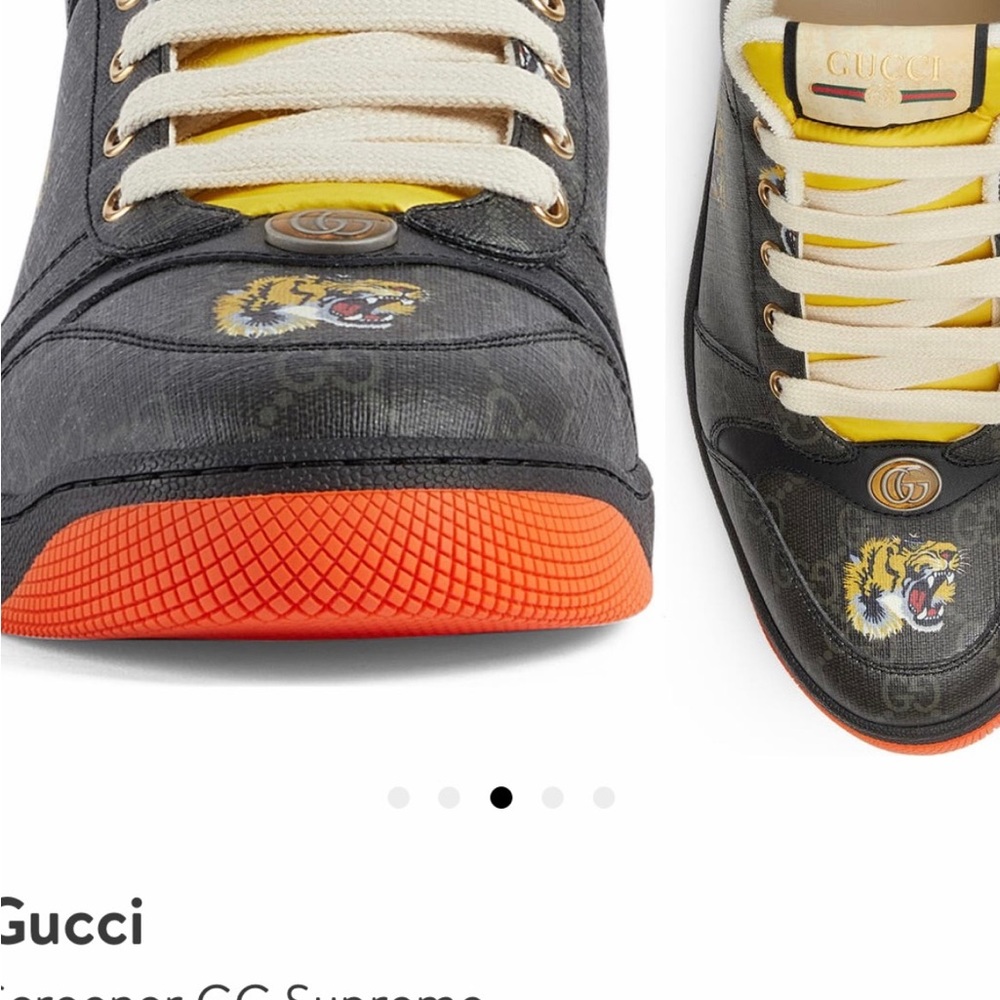 Gucci Limited Edition SCREENER TIGER 🐯 SNEAKERS - Picture 6 of 17